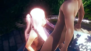 Yoke Sexy Hentai - woman having sex near a triune - Japanese Asian Manga Anime Film Game Porn
